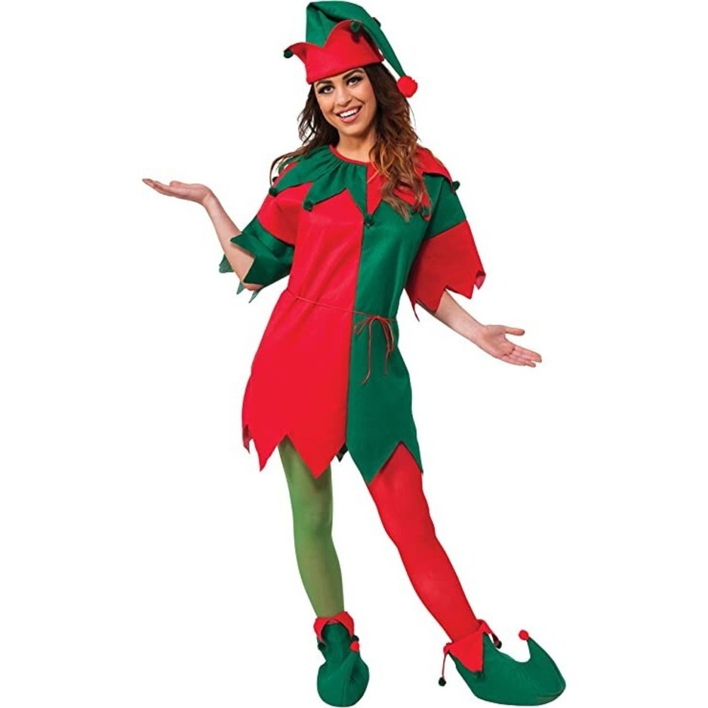 Rubie's womens Elf 4-piece Set Adult Sized Costumes, As Shown, One Size US